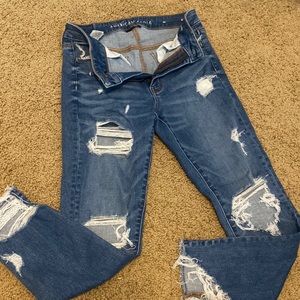 American Eagle Next Level stretch high rise jegging crop